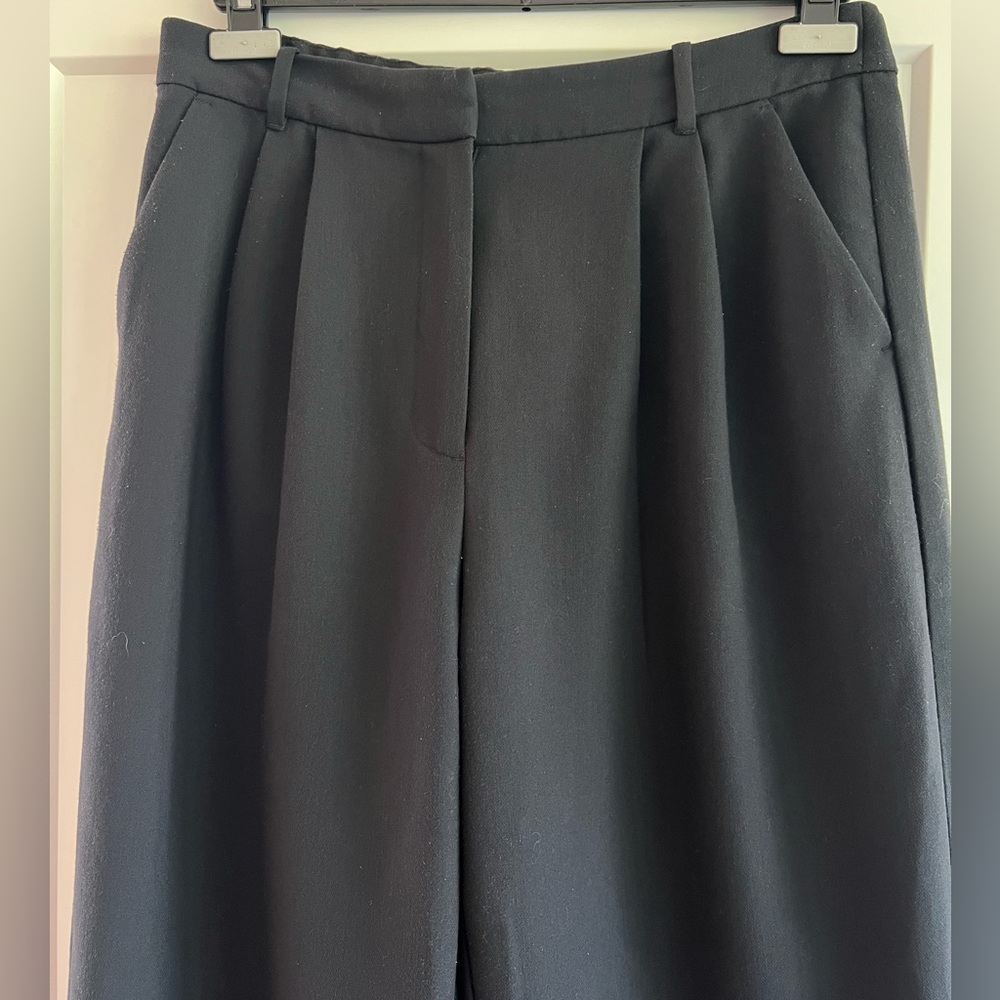Abercrombie Curve Love Sloan Wide Leg Trouser- black- 31 - Picture 4 of 4